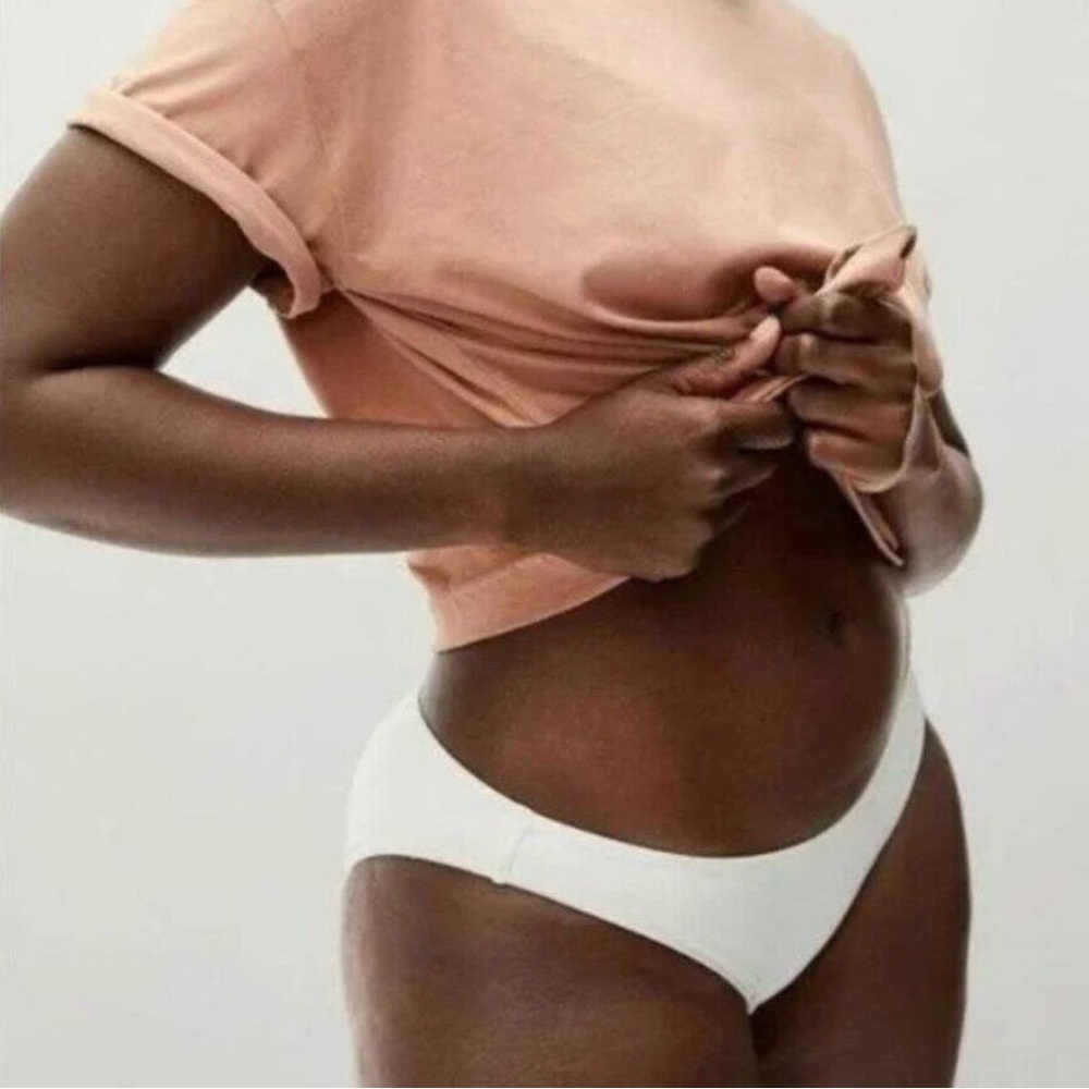 Everlane Bikini Women's Small NWT ReNew Low Bottom White